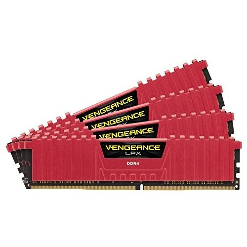 Продати ОЗП Corsair DDR4 32GB (4x8GB) 2400Mhz Vengeance LPX Red (CMK32GX4M4A2400C16R) за Trade-In у інтернет-магазині Телемарт - Київ, Дніпро, Україна фото