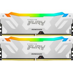 ОЗП Kingston DDR5 32GB (2x16GB) 8000Mhz FURY Renegade RGB Silver/White (KF580C38RWAK2-32)