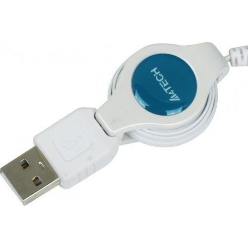 Купить Мышка A4Tech N-60F-4 USB White-Blue - цена в Харькове, Киеве, Днепре, Одессе
в интернет-магазине Telemart фото