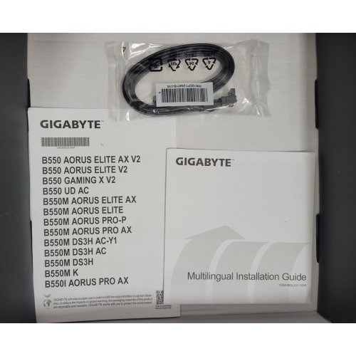 Уцінка материнська плата Gigabyte B550M AORUS ELITE (sAM4, AMD B550) (Сліди встановлення, 591564) купити в Україні: Київ, Львів, Хмельницький, Тернопіль, Івано-Франківськ | Перевірка сумісності, низька ціна, відгуки, характеристики від TELEMART фото