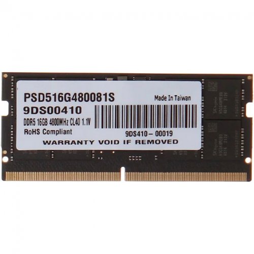 Продать ОЗУ Patriot SODIMM DDR5 16GB 4800Mhz Signature Line (PSD516G480081S) по Trade-In интернет-магазине Телемарт - Киев, Днепр, Украина фото