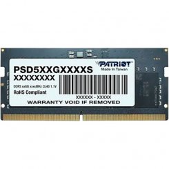 ОЗП Patriot SODIMM DDR5 16GB 5600Mhz Signature Line (PSD516G560081S)