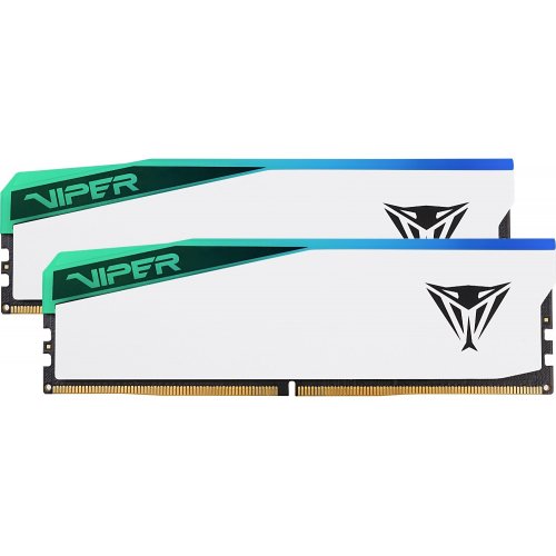 Фото ОЗП Patriot DDR5 32GB (2x16GB) 6200Mhz Viper Elite 5 RGB (PVER532G62C42KW)