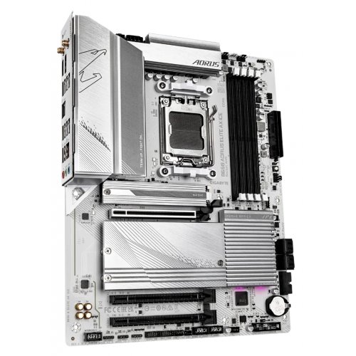Photo Motherboard Gigabyte B650 AORUS ELITE AX ICE (sAM5, AMD B650)
