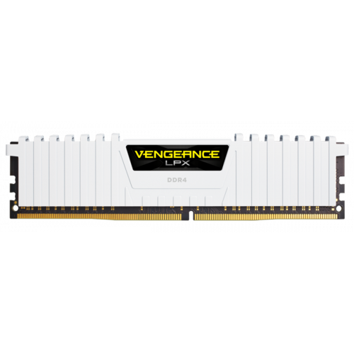 Photo RAM Corsair DDR4 16GB (2x8GB) 3000Mhz Vengeance LPX (CMK16GX4M2B3000C15W) White