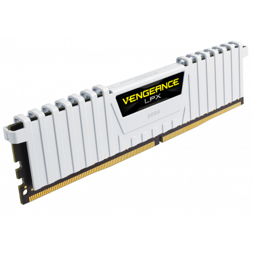 Фото ОЗУ Corsair DDR4 16GB (2x8GB) 3000Mhz Vengeance LPX (CMK16GX4M2B3000C15W) White