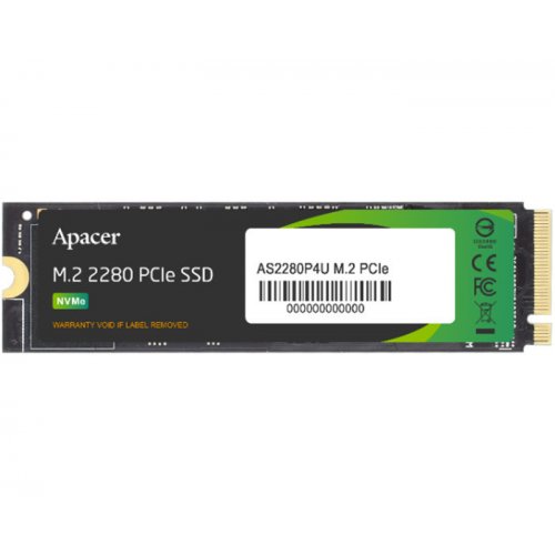 Фото SSD-диск Apacer AS2280P4U 3D NAND TLC 2TB M.2 (2280 PCI-E) NVMe x4 (AP2TBAS2280P4U-1)