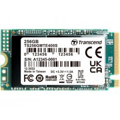SSD-диск Transcend 400S 3D NAND 256GB M.2 (2242 PCI-E) NVMe x4 (TS256GMTE400S)