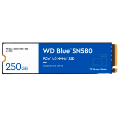 SSD-диск Western Digital Blue SN580 WDC TLC 250GB M.2 (2280 PCI-E) NVMe x4 (WDS250G3B0E)