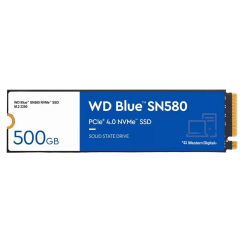 SSD-диск Western Digital Blue SN580 WDC TLC 500GB M.2 (2280 PCI-E) NVMe x4 (WDS500G3B0E)