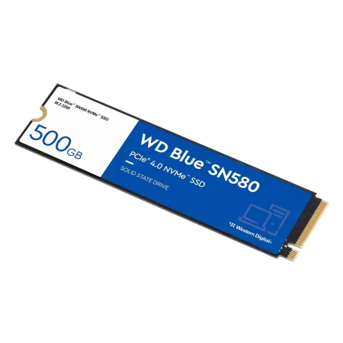 Фото SSD-диск Western Digital Blue SN580 WDC TLC 500GB M.2 (2280 PCI-E) NVMe x4 (WDS500G3B0E)