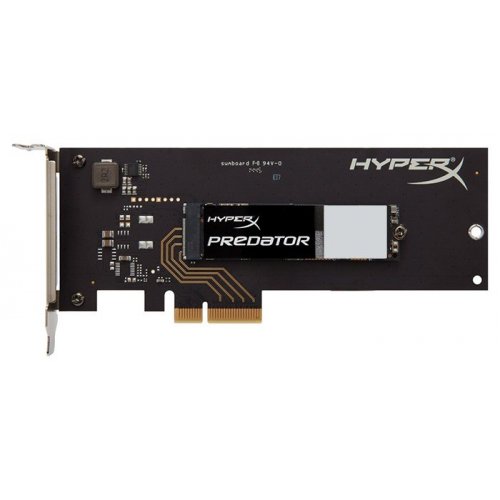 Продати SSD-диск Kingston HyperX Predator MLC 960GB M.2 (2280 PCI-E) + HHHL Adapter (SHPM2280P2H/960G) за Trade-In у інтернет-магазині Телемарт - Київ, Дніпро, Україна фото