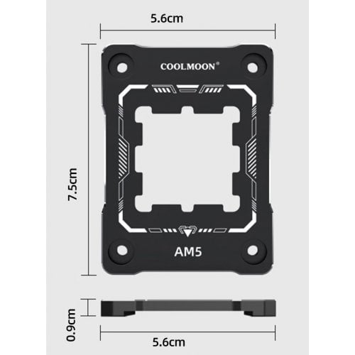 Купить Установочный комплект Coolmoon BC-AM5 Black - цена в Харькове, Киеве, Днепре, Одессе
в интернет-магазине Telemart фото