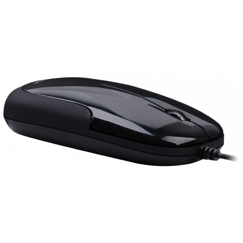 Купить Мышка A4Tech D110-1 USB Glossy Black - цена в Харькове, Киеве, Днепре, Одессе
в интернет-магазине Telemart фото