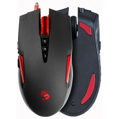 Мышка A4Tech V2M Bloody Black купить в Украине: Киев, Днепр, Харьков, Одесса  | Низкая цена, отзывы, характеристики от TELEMART фото