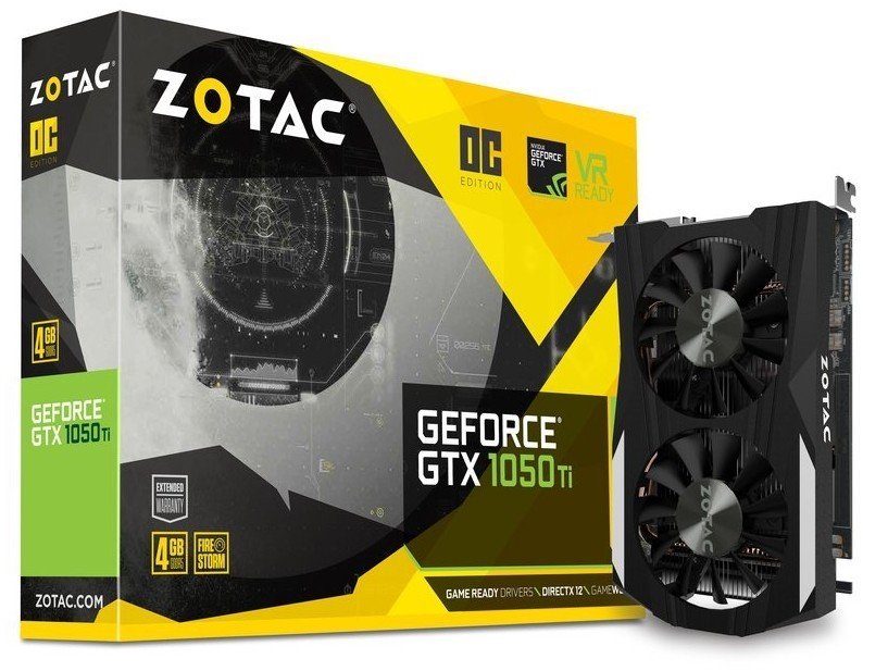 Продать Видеокарта Zotac GeForce GTX 1050 Ti OC Edition