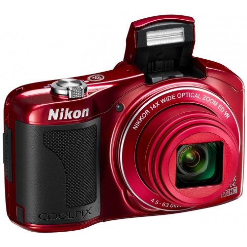 Купить Цифровые фотоаппараты Nikon Coolpix L610 Red - цена в Харькове, Киеве, Днепре, Одессе
в интернет-магазине Telemart фото