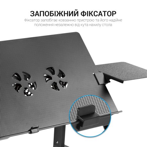 Купить Столик для ноутбука OfficePro CD1230 Black - цена в Харькове, Киеве, Днепре, Одессе
в интернет-магазине Telemart фото