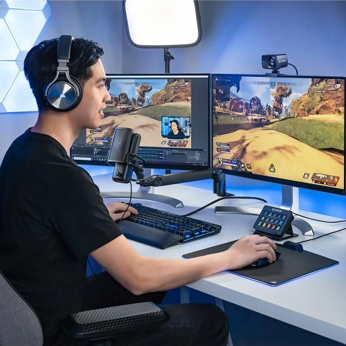 Поп-фильтр для микрофона Elgato Pop Filter for Wave Series (10MAD9901) Black купить в Украине: Киев, Днепр, Харьков, Одесса  | Низкая цена, отзывы, характеристики от TELEMART фото