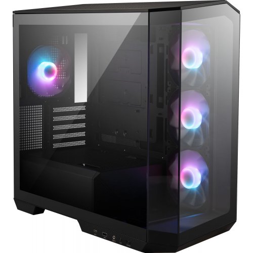 Корпус MSI MAG PANO M100R PZ без БЖ Black купити в Україні: Київ, Львів, Хмельницький, Тернопіль | Перевірка сумісності, низька ціна, відгуки, характеристики від TELEMART фото