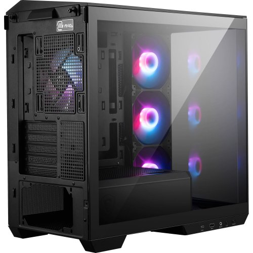 Корпус MSI MAG PANO M100R PZ без БЖ Black купити в Україні: Київ, Львів, Хмельницький, Тернопіль | Перевірка сумісності, низька ціна, відгуки, характеристики від TELEMART фото