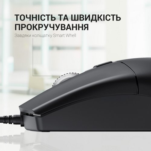 Купить Мышка OfficePro M115 Black - цена в Харькове, Киеве, Днепре, Одессе
в интернет-магазине Telemart фото