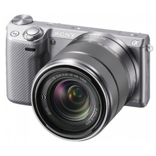 Купить Цифровые фотоаппараты Sony NEX-5RK 18-55 Kit Silver - цена в Харькове, Киеве, Днепре, Одессе
в интернет-магазине Telemart фото