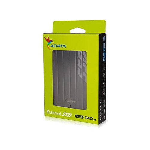 Photo SSD Drive ADATA SC660 240GB Titanium USB 3.0 (ASC660-240GU3-CTI) Titanium