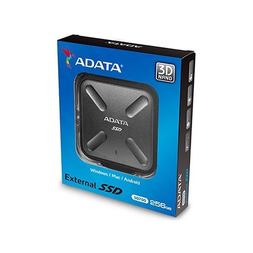 Продать SSD-диск ADATA SD700 256GB Black USB 3.1 (ASD700-256GU3-CBK) Black по Trade-In интернет-магазине Телемарт - Киев, Днепр, Украина фото