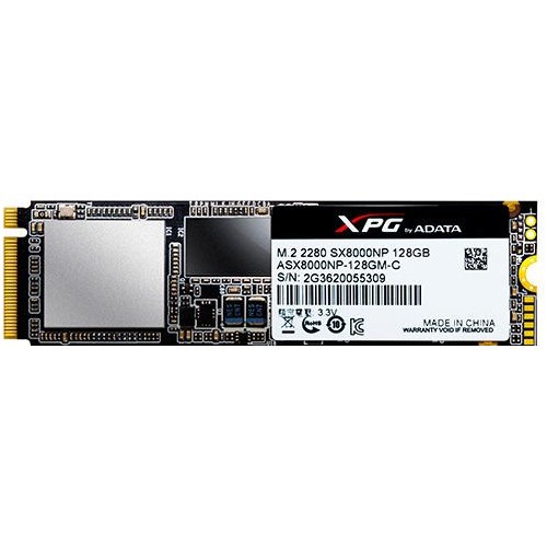 Продать SSD-диск ADATA XPG CX8000 3D NAND MLC 128GB M.2 (2280 PCI-E) NVMe x4 (ASX8000NP-128GM-C) по Trade-In интернет-магазине Телемарт - Киев, Днепр, Украина фото