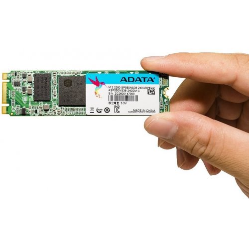 Продать SSD-диск ADATA Premier SP550 TLC 240GB M.2 (2280 SATA) (ASP550NS38-240GM-C) по Trade-In интернет-магазине Телемарт - Киев, Днепр, Украина фото
