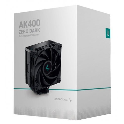 Продать Кулер Deepcool AK400 ZERO DARK (R-AK400-BKNNMN-G-2) (Повреждена упаковка, 597089) по Trade-In интернет-магазине Телемарт - Киев, Днепр, Украина фото