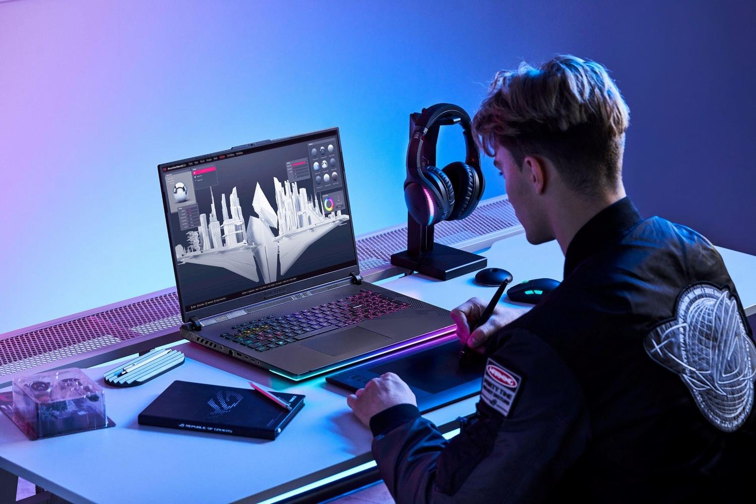 Купить Ноутбук Asus ROG Strix SCAR 18 G834JYR-R6059X (90NR0IP2-M002Z0) Off  Black - цена в Харькове, Киеве, Днепре, Одессе в интернет-магазине Telemart