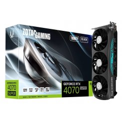 Відеокарта Zotac GeForce RTX 4070 SUPER Gaming Trinity Black 12288MB (ZT-D40720D-10P)