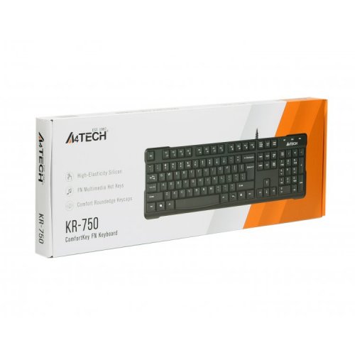 Фото Клавіатура A4Tech KR-750 USB Black