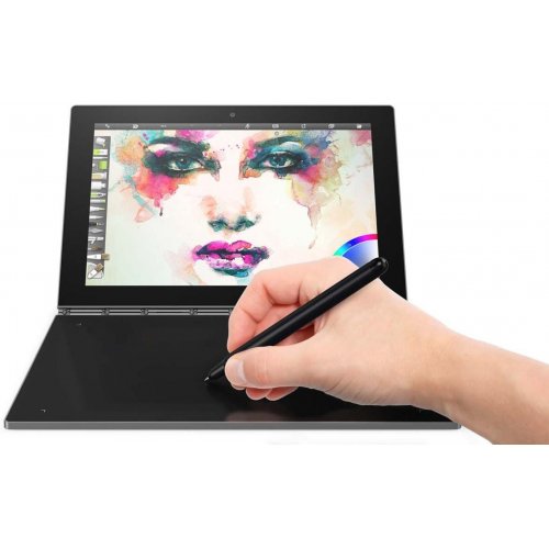 Планшет Lenovo Yoga Book YB1-X90F 64GB (ZA0V0068UA) Grey купити в Україні: Київ, Львів, Хмельницький, Тернопіль, Івано-Франківськ | Низька ціна, відгуки, характеристики від TELEMART фото