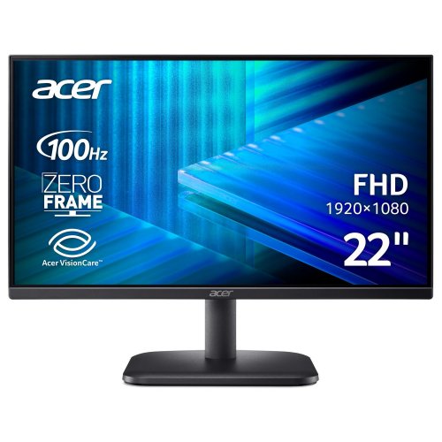 Монитор Acer 21.5" EK221QE3BI (UM.WE1EE.301) Black купить в Украине: Киев, Днепр, Харьков, Одесса  | Низкая цена, отзывы, характеристики от TELEMART фото