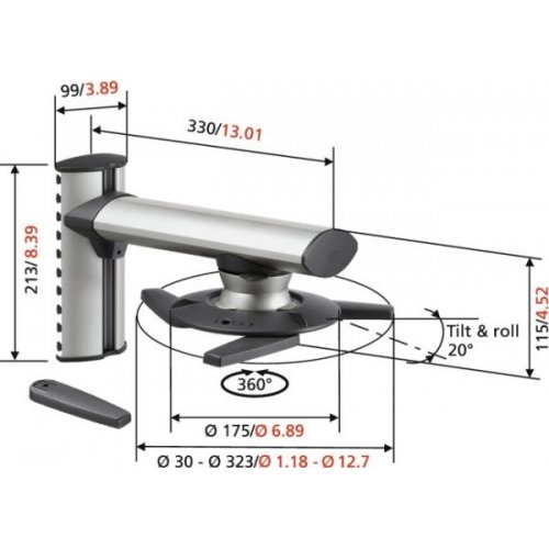 Купить Кронштейн VOGELS EPW 6565 Projector Wall Solution - цена в Харькове, Киеве, Днепре, Одессе
в интернет-магазине Telemart фото