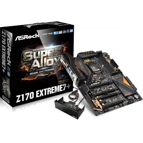 Продать Материнская плата AsRock Z170 EXTREME7 Plus (s1151, Intel Z170) по Trade-In интернет-магазине Телемарт - Киев, Днепр, Украина фото