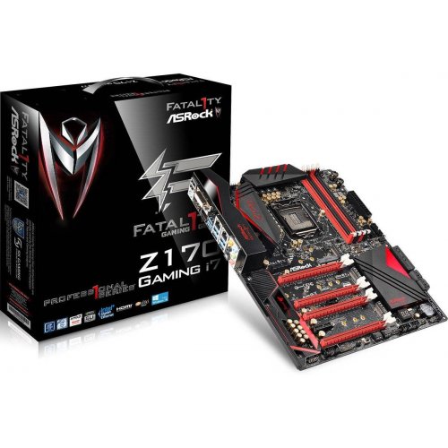 Продати Материнська плата AsRock FATAL1TY Z170 Professional Gaming i7 (s1151, Intel Z170) за Trade-In у інтернет-магазині Телемарт - Київ, Дніпро, Україна фото