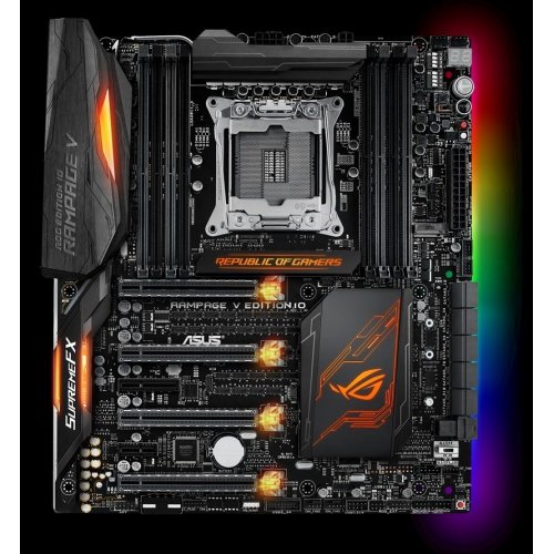 Продать Материнская плата Asus RAMPAGE V EDITION 10 (s2011-3, Intel X99) по Trade-In интернет-магазине Телемарт - Киев, Днепр, Украина фото