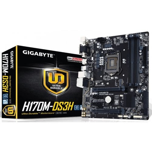 Продати Материнська плата Gigabyte GA-H170M-DS3H (s1151, Intel H170) за Trade-In у інтернет-магазині Телемарт - Київ, Дніпро, Україна фото