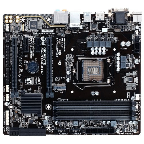 Продати Материнська плата Gigabyte GA-H170M-DS3H (s1151, Intel H170) за Trade-In у інтернет-магазині Телемарт - Київ, Дніпро, Україна фото