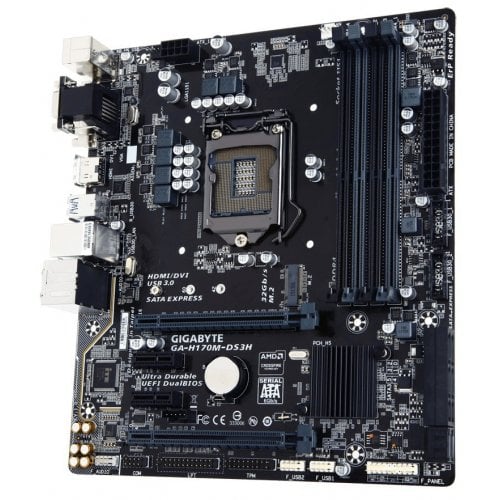 Продати Материнська плата Gigabyte GA-H170M-DS3H (s1151, Intel H170) за Trade-In у інтернет-магазині Телемарт - Київ, Дніпро, Україна фото