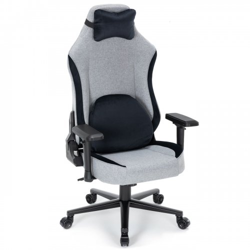 Игровое кресло GamePro GC715 Linen Fabric (GC715DG) Dark Grey купить в Украине | Telemart фото