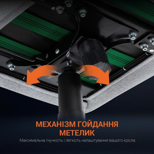 Ігрове крісло GamePro GC715 Linen Fabric (GC715LG) Light Grey купити в Україні | Telemart фото