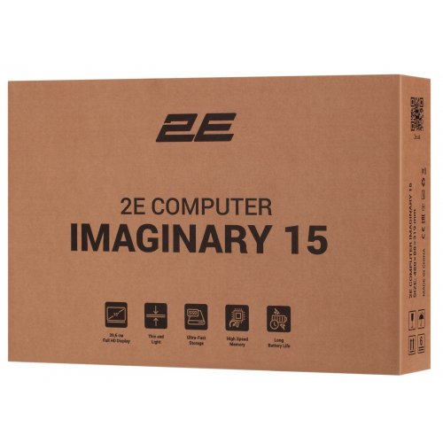 Купить Ноутбук 2E Imaginary 15 (NL57PU-15UA37) Black - цена в Харькове, Киеве, Днепре, Одессе
в интернет-магазине Telemart фото