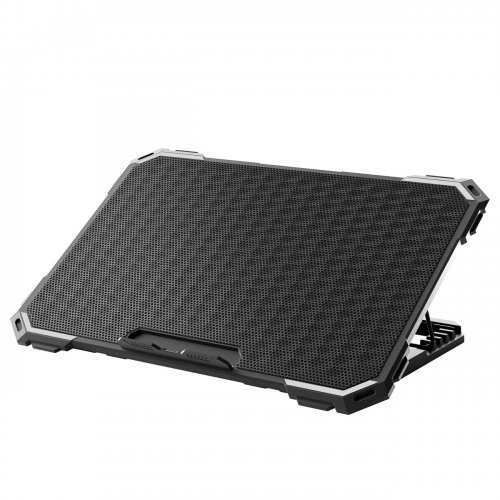 Охлаждающая подставка для ноутбука GamePro CP485 Black купить в Украине: Киев, Днепр, Харьков, Одесса  | Низкая цена, отзывы, характеристики от TELEMART фото