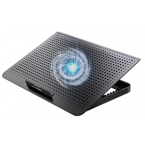 Охлаждающая подставка для ноутбука OfficePro CP500 Black купить в Украине: Киев, Днепр, Харьков, Одесса  | Низкая цена, отзывы, характеристики от TELEMART фото