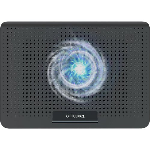 Охлаждающая подставка для ноутбука OfficePro CP500 Black купить в Украине: Киев, Днепр, Харьков, Одесса  | Низкая цена, отзывы, характеристики от TELEMART фото